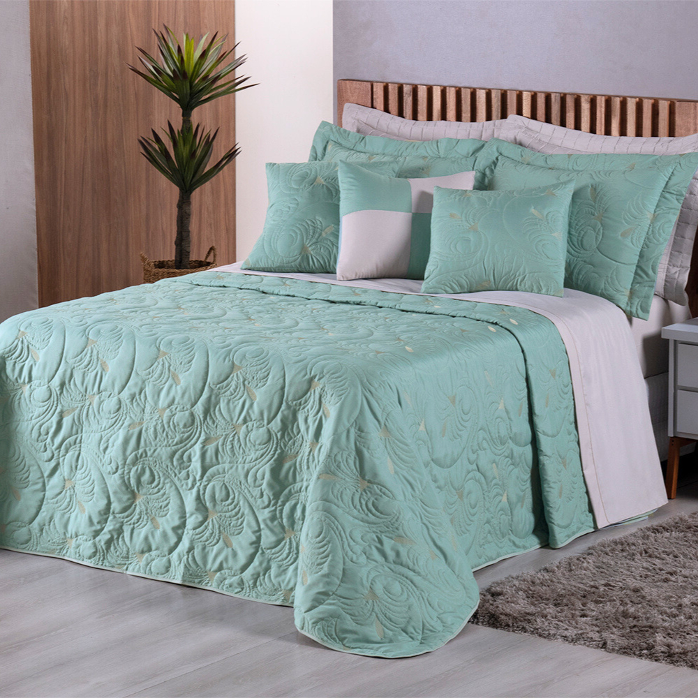 Kit Cobre Leito Casal Queen Melody 3 Peças 180 Fios | Shopee Brasil