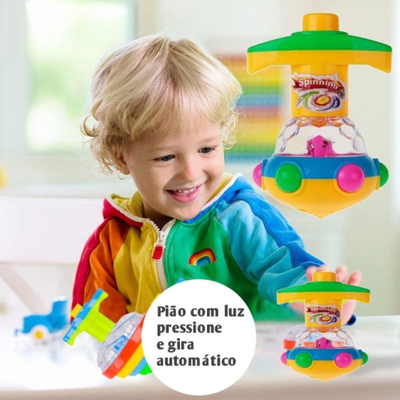 Pião Maluco Flash Bola – DM Toys