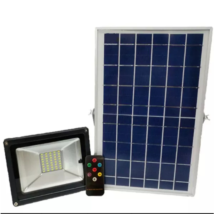 Refletor Led Solar 200w Holofote Bateria Placa Controle Ip67 | Shopee ...