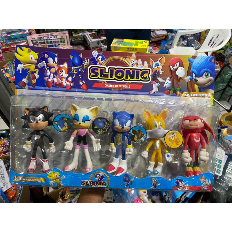 Boneco Elástico - Sonic Classico Goo Jit Zu - 2699 - Sunny - Real Brinquedos