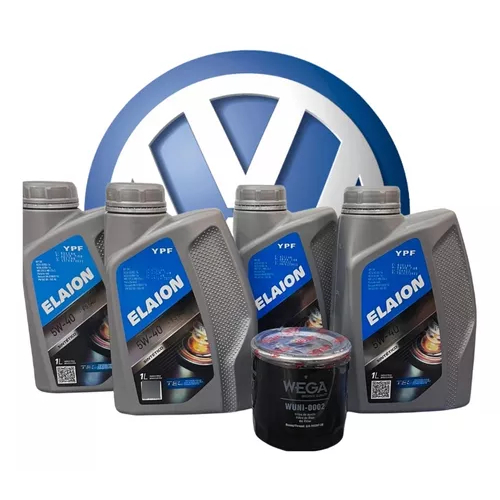 Kit Óleo Filtro 5w40 502/504 Gol Voyage Fox Spacefox Saveiro