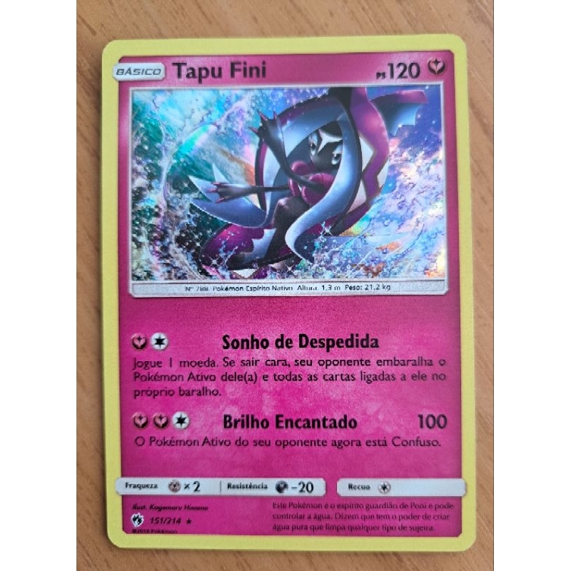 Tapu Fini (151/214), Busca de Cards