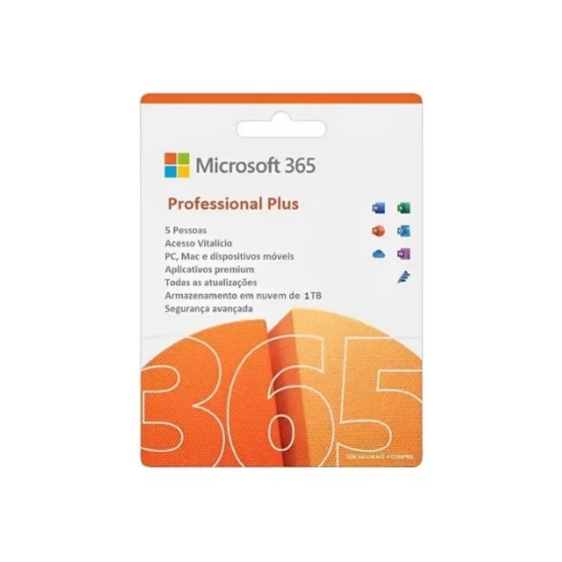 Microsoft Office 365 Personal Mac / Pc (box) Licença Anual