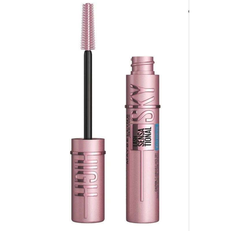 MAYBELLINE Máscara de Cílios NY Lash Sensational Sky High À Prova D'Água, Preto