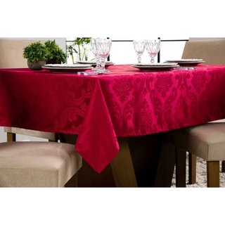 Toalha De Mesa Natal Quadrada 4 Lugares LUXO JACQUARD