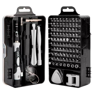 Kit Jogo de Chaves Precisão 115 Peças - PROFISSIONAL