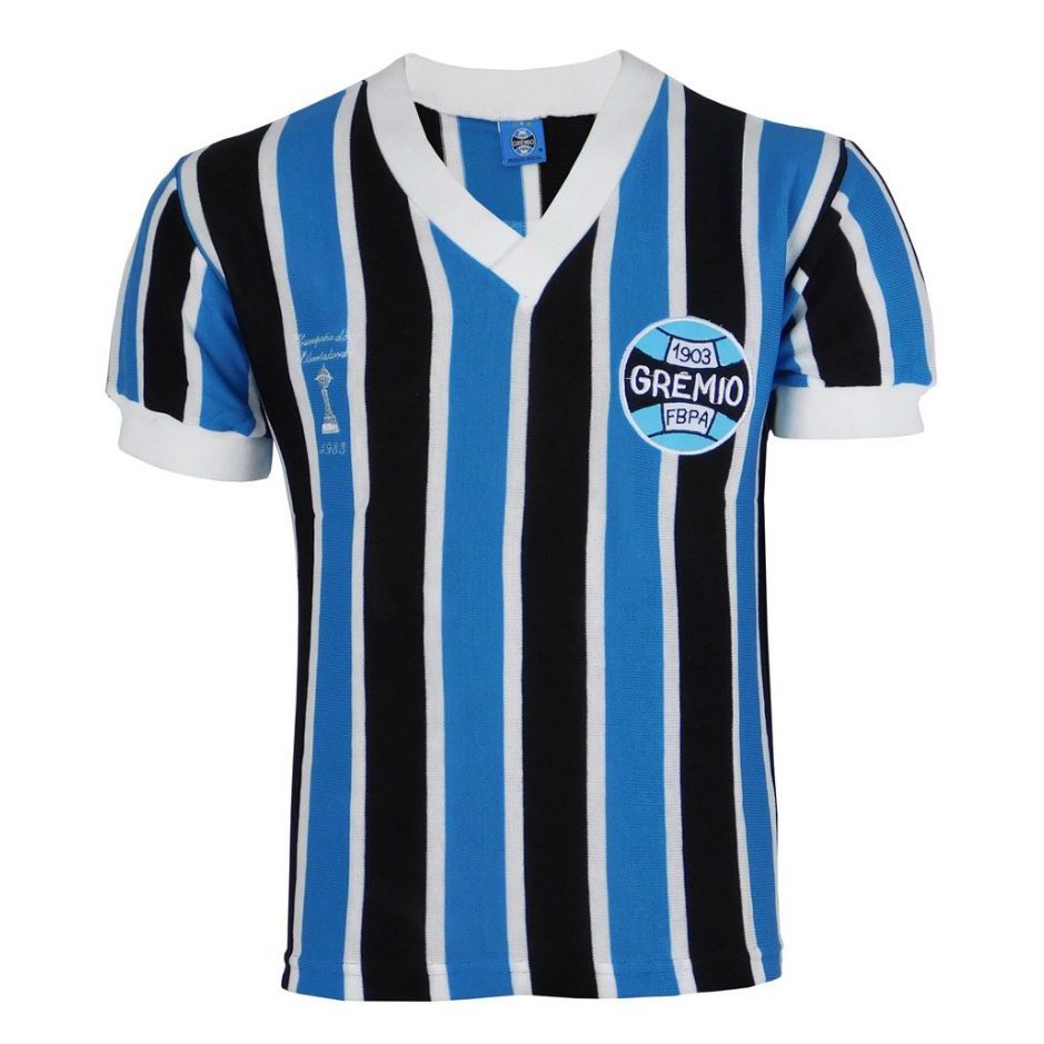 Camisa Grêmio Retrô 1983 Libertadores Tricolor Oficial