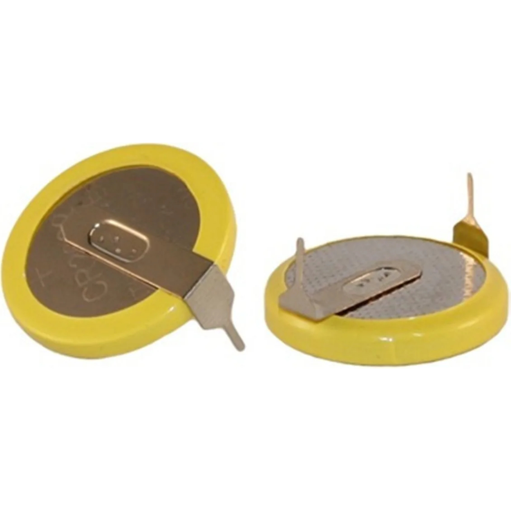 5 Peças Bateria 3V CR2032 com terminais para cartuchos de Super NES SNES