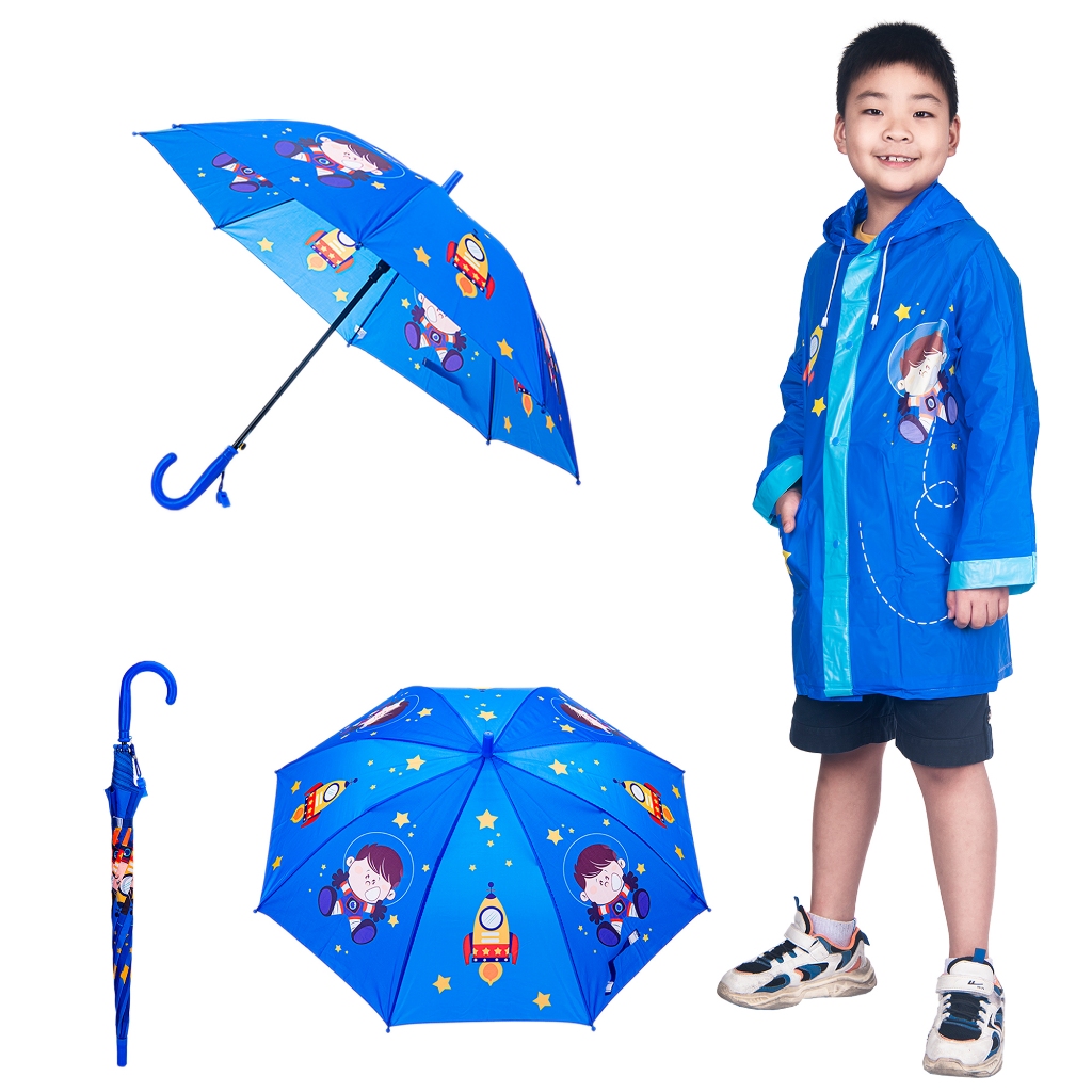 de capa de chuva e guarda-chuva infantil menino menina para 8-11 anos ...
