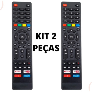 Controle remoto compativel philco smart tv - netflix /  / primevideo  / globo play - PIX - Controle Remoto para Tv - Magazine Luiza