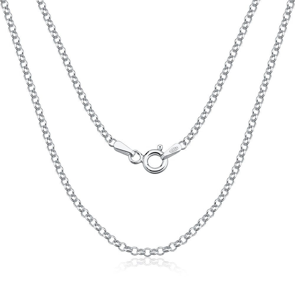 Corrente Feminina Elo Português 45cm Prata 925
