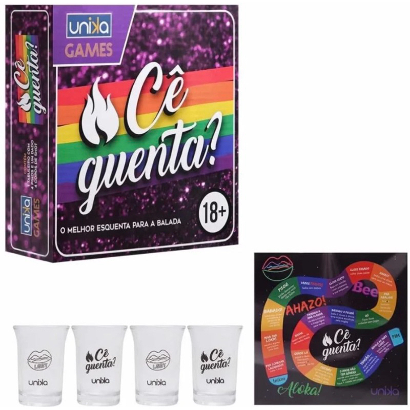 Jogo De Bebida Shot Ce Guenta Lgbtqiap+ Maior De 18 Anos | Shopee Brasil