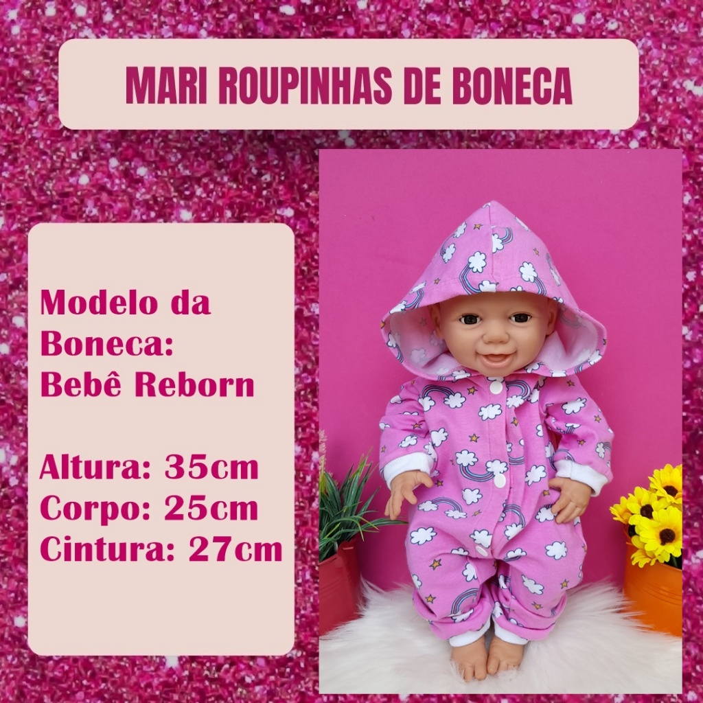 Roupinhas para Boneca Bebê Reborn em Tricô