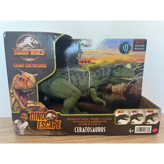 Jurassic World Camp Cretaceous Ceratosaurus Mattel Original Com Som