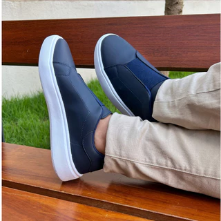Tenis Casual Masculino Ouversize premium Sneaker com Ajuste em elastico e Sola Alta