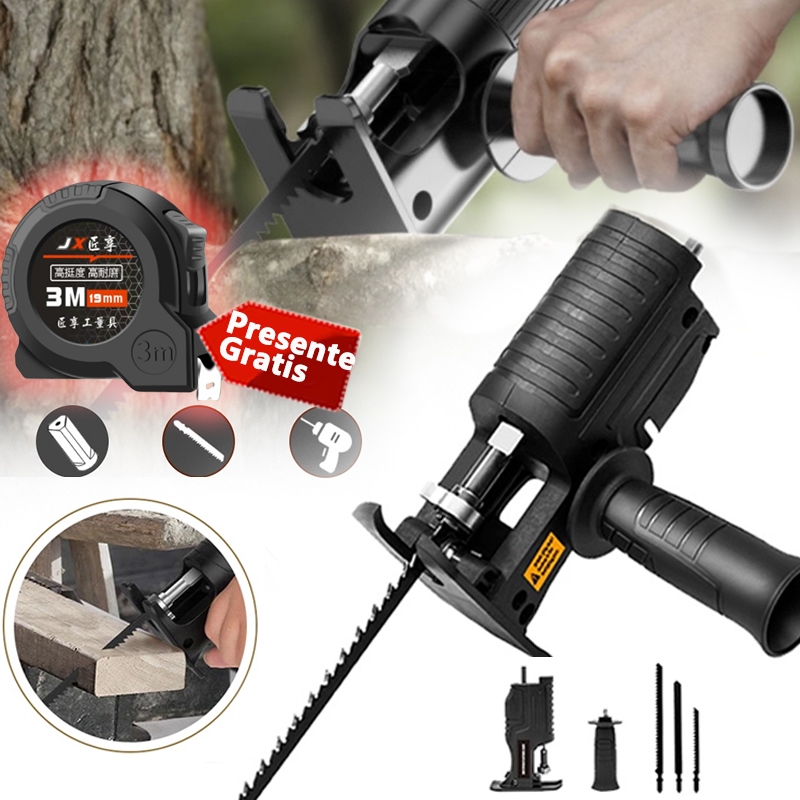 Kit Serra Elétrica Tico Tico Para Furadeira E Parafusadeira Ferramenta De Corte Madeira Adaptador De Serras Elétricas Furaserra