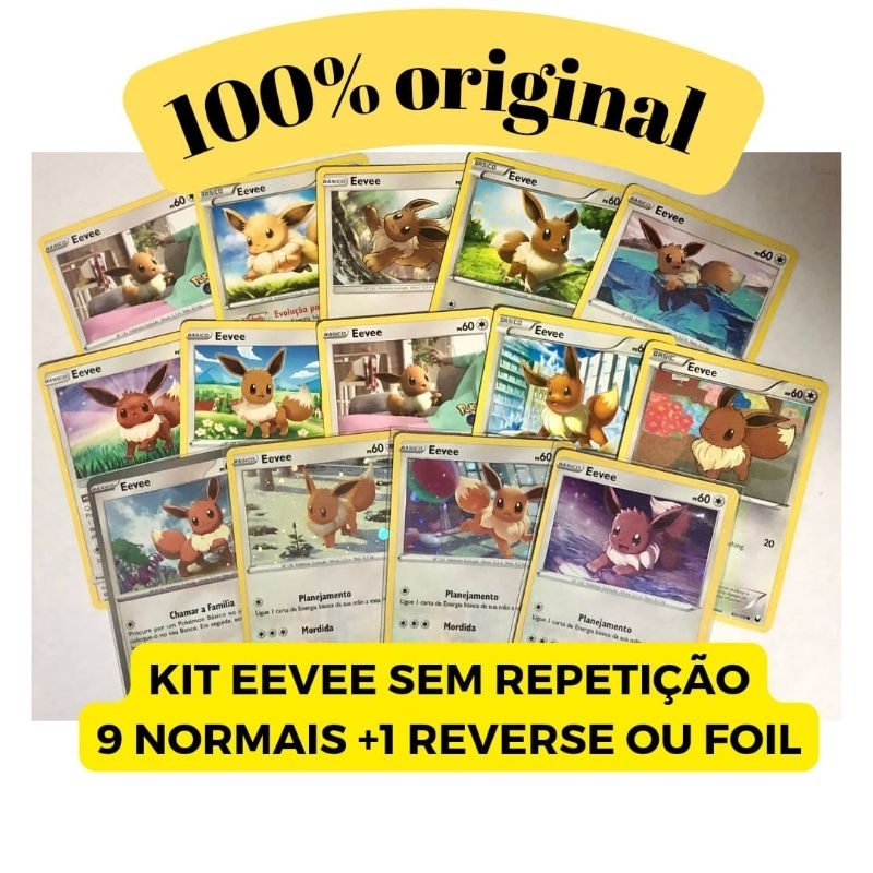 Kit 9 Pelúcias Eevee + Todas Evoluções Pronta Entrega