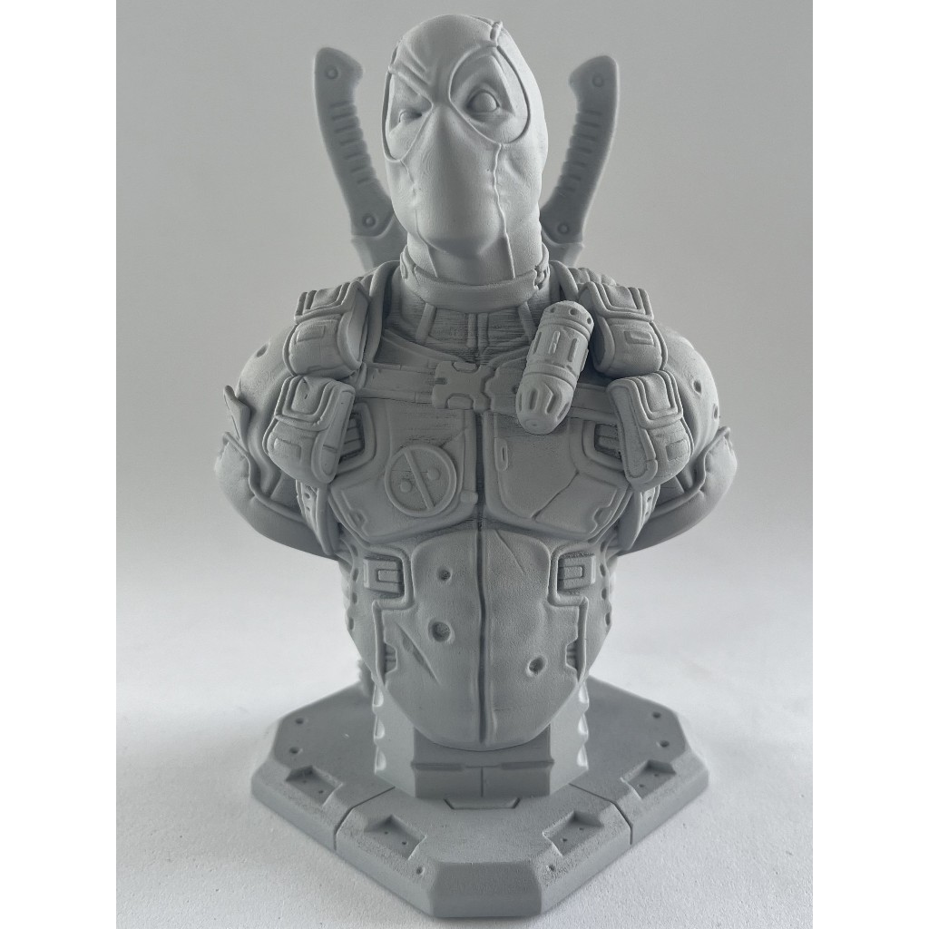 Estátua Busto Deadpool - Impressão 3D
