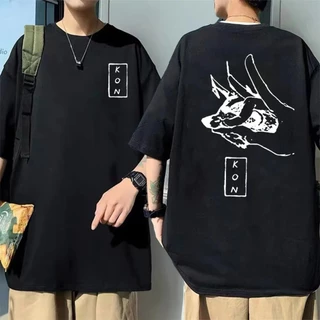 Camiseta Básica Unissex Anime Chainsaw Man Hayakawa Aki Fox Demon KON