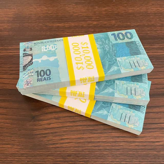 notas fake (ki de 100 ,300 unidades) sem valor, REAL