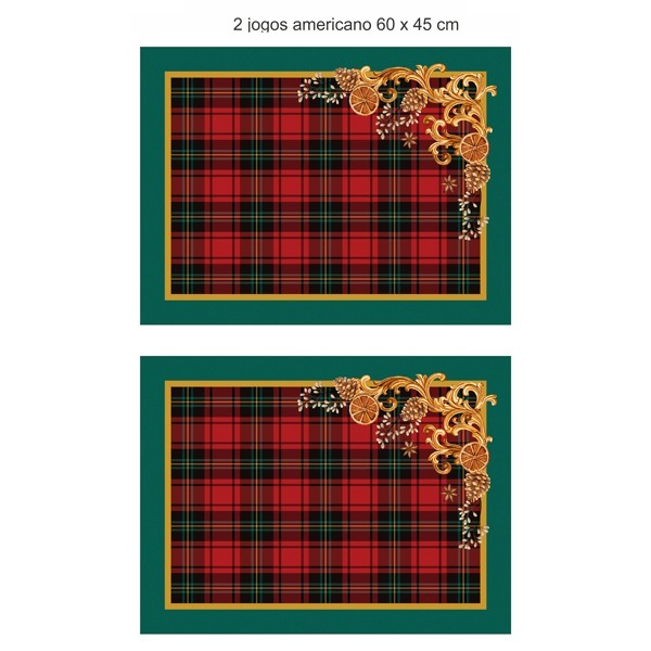 Sarja Estampada Impermeável Xadrez Tartan Clássico