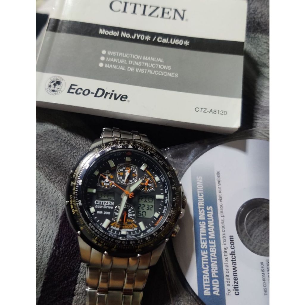 Citizen u600 setting discount instructions