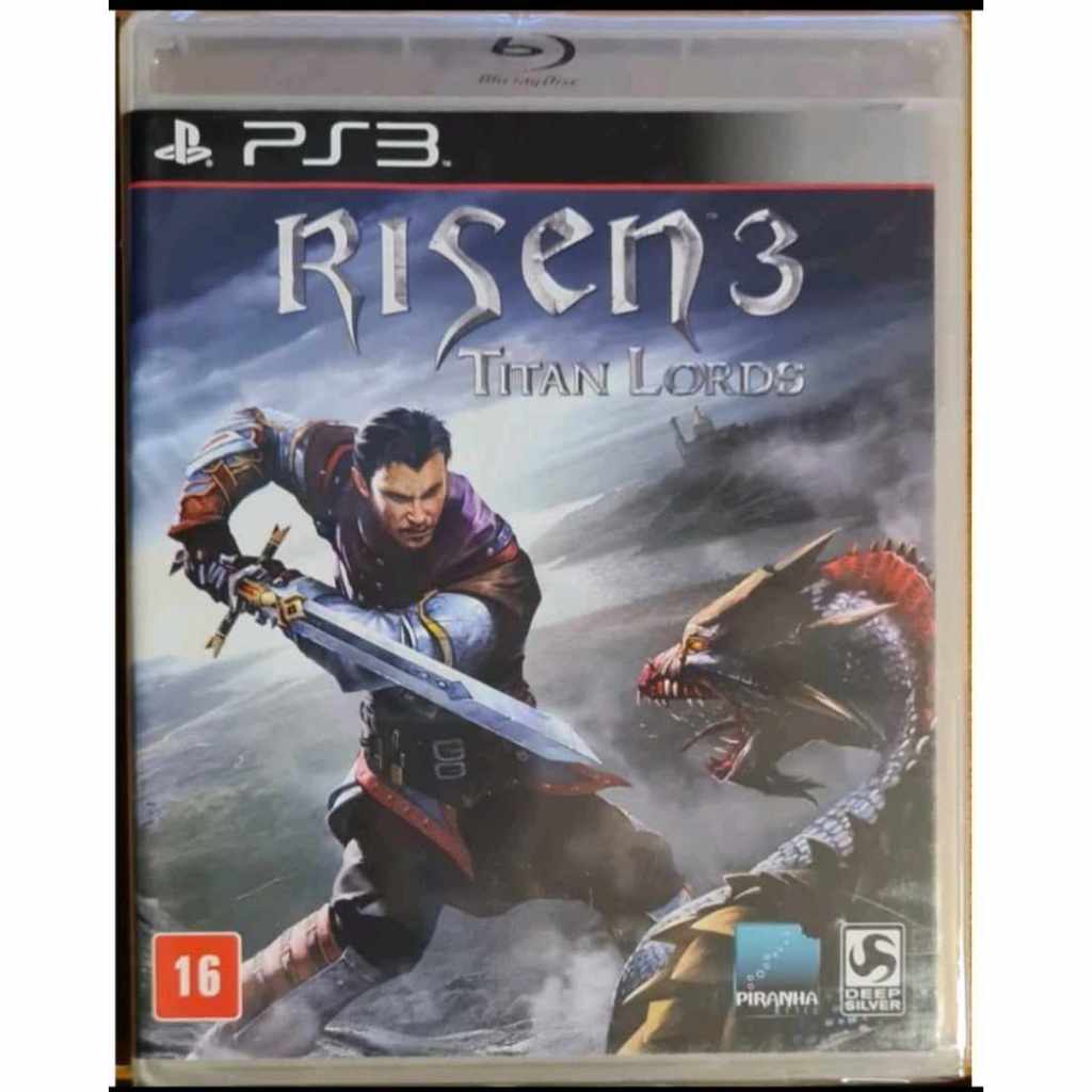 Jogo PS3 Original Risen 3 Titan Lords Mídia Física Lacrado em