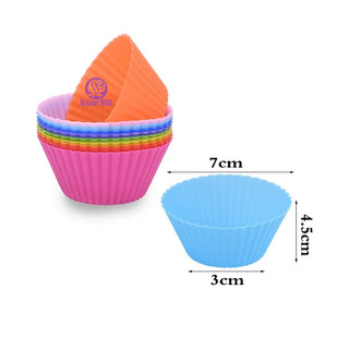 Kit 6 Jogo De Forma De Silicone Forminha Mini Bolo Cupcake Varias ...