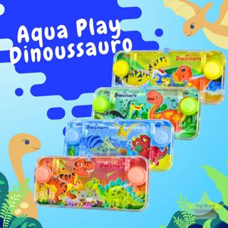 Jogo de Argolas Mini Game de Água Aquaplay Dinossauro Anti