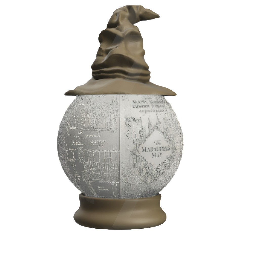 Luminária Harry Potter Mapa do Maroto 27cm USB