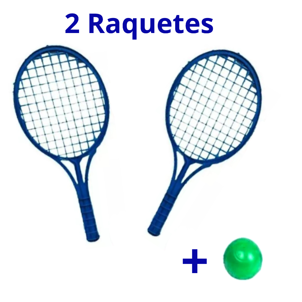 Brinquedo Raquetes Jogo De Tênis Infantil Poliplac - Tênis