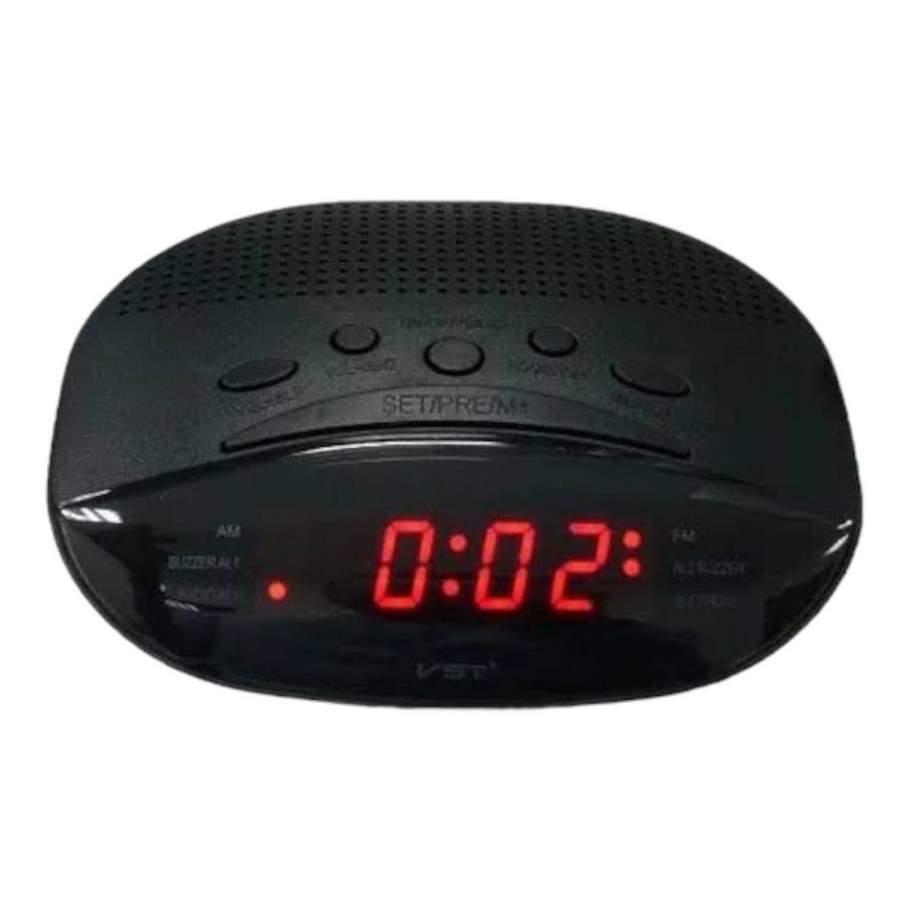 Rádio relógio digital de LED AM/FM alarme VST908 TG