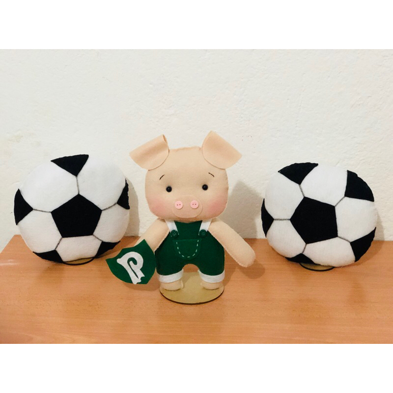 Boneco Mascote de Futebol Javali Palmeiras