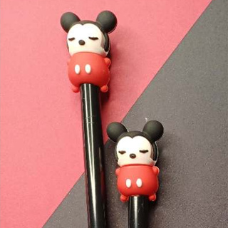 3 Peças caneta Gel-Mickey-Escritório Papelaria
