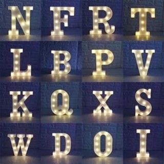 Letras Luminosas Decorativas Led 3d a Pilha A-z