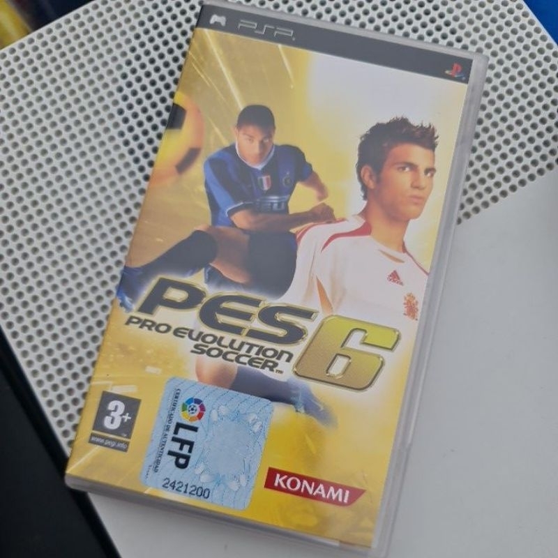 Pes 6 Pro Evolution Soccer 6 PsP Midia Fisica original seminova encarte Perfeito 100