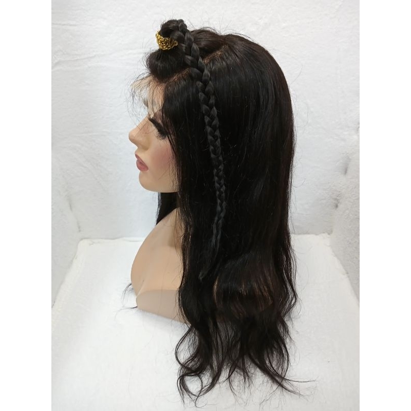 Lace front 13x6 baby hair cabelo humano cacheada Paola 50 cm