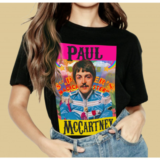 Camiseta The Beatles John Lennon Paul Mccartney Feminina