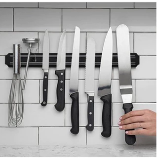 Barra Magnética De Parede Para Faca E Utensílios Organizador Porta Facas Imã Faqueiro Suporte Cozinha