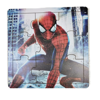 Quebra-Cabeça Scratch-Off Homem Aranha Zipper Box 150 Peças