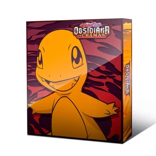 Pasta Álbum Fichário Pokémon Obsidiana em Chamas
