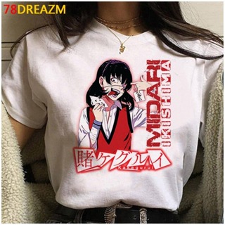 Camiseta Feminina Anime Kakegurui Yumeko Kirari Saotome Unissex