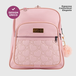 Mochila Mochilinha Bolsa Feminina Pequena Courino Fashion C/ Alça