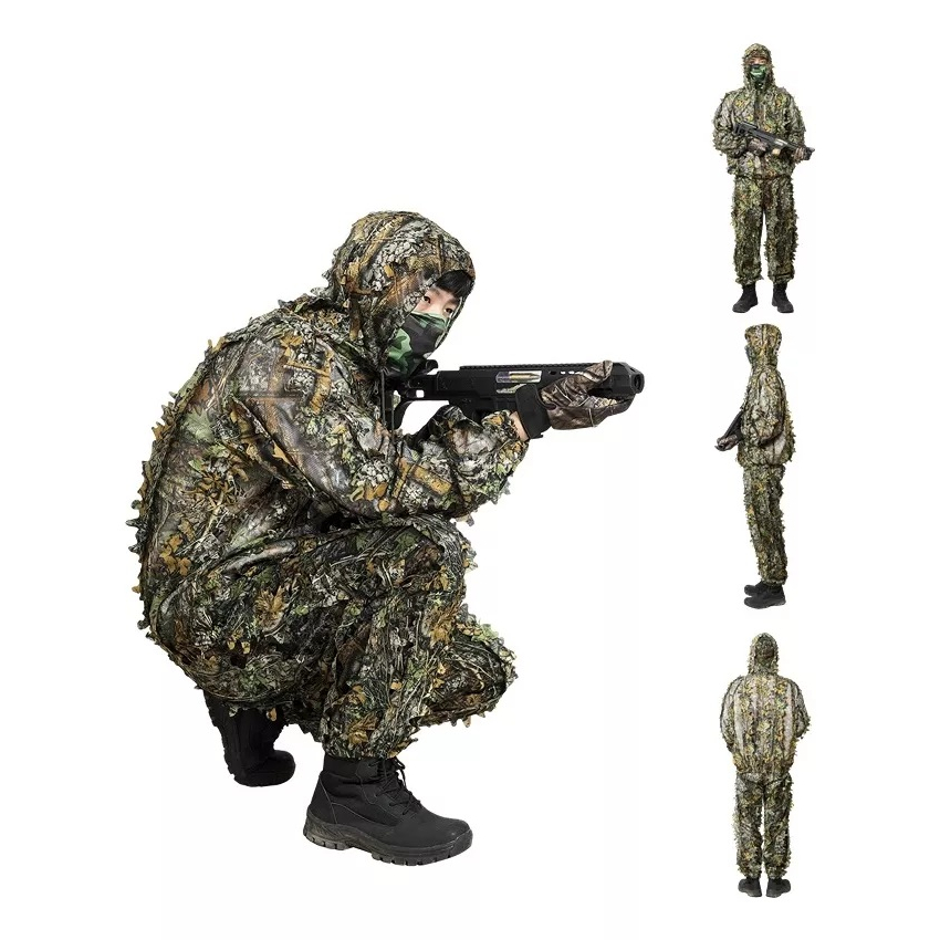 Ghillie Suit Traje Camuflado 3d - Sniper Atirador De Elite