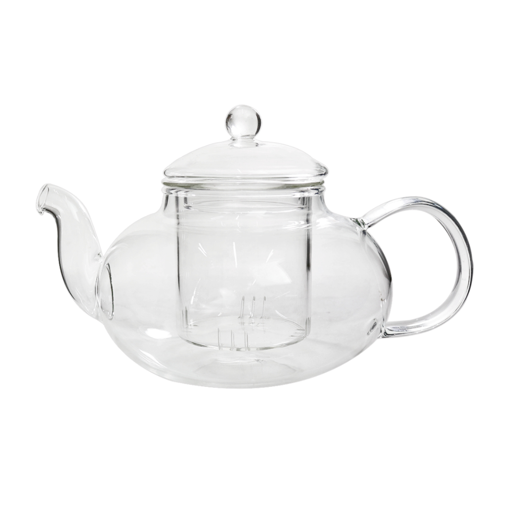 BULE DE VIDRO BOROSSILICATO COM INFUSOR PAREDE DUPLA 400ML
