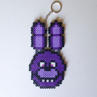 Conjunto Chaveiro/ Ímã/ Bottom Personagens FNAF (Five Nights at Freddy's) -  Pixel Art/ Pixel Arte/ Perler Beads/ Hama Beads