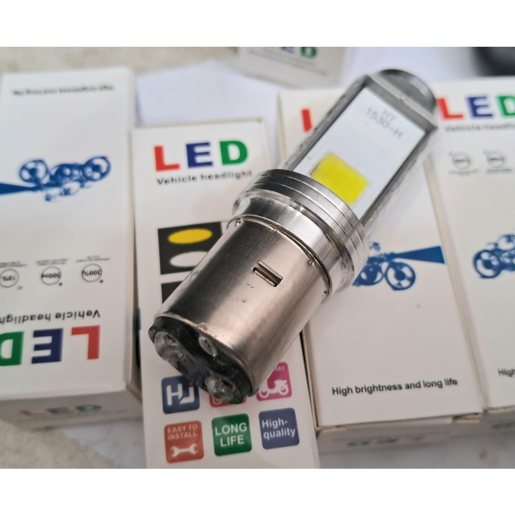 Lampada do Farol Led - 2 Polos 6500Watts Moto/Carro