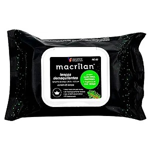 Lenços Facial Demaquilantes - Macrilan