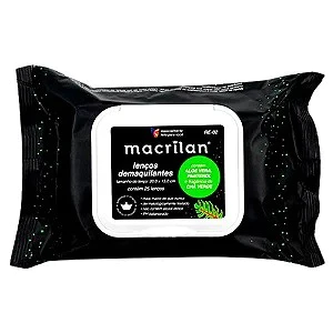Lenços Facial Demaquilantes - Macrilan