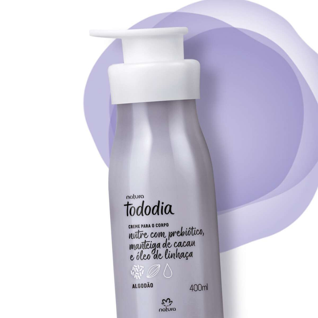 Tododia Creme Para o Corpo Algodão 400ml Natura Novo Original